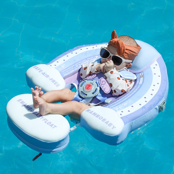 Mambobaby Air-Free Rainbow Chest Float with 3D Canopy