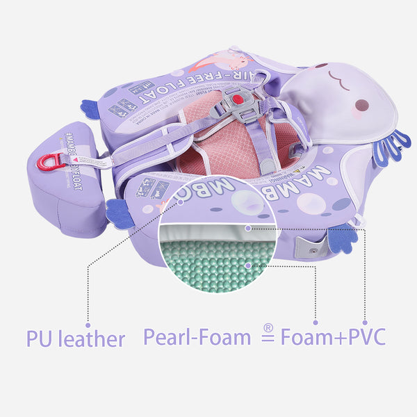 Mambobaby Air-Free Salamander Chest Float with 3D Canopy