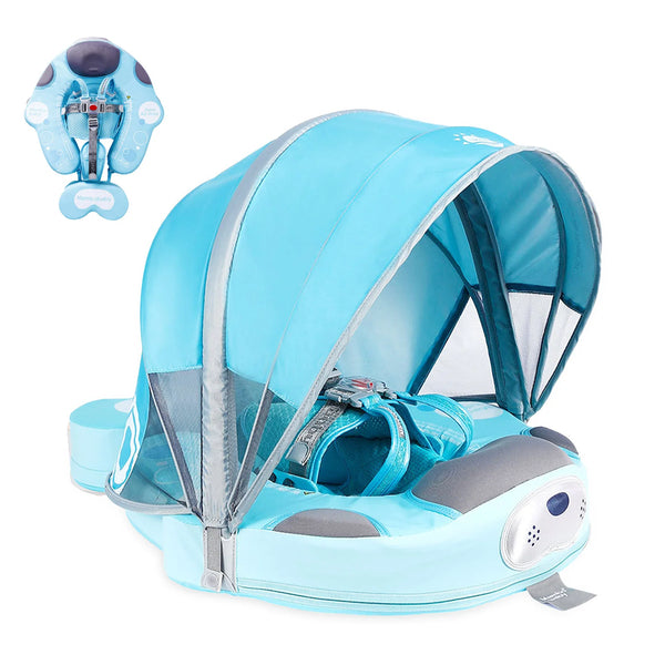 Mambobaby Air-Free Sea Lion Chest Float with 3D Canopy
