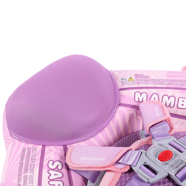 Mambobaby Air-Free Tail Seashell Chest Float with 3D Canopy