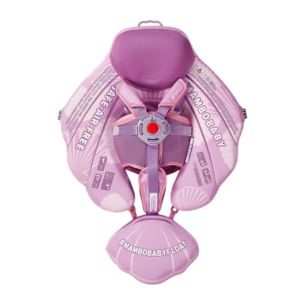 Mambobaby Air-Free Tail Seashell Chest Float with 3D Canopy