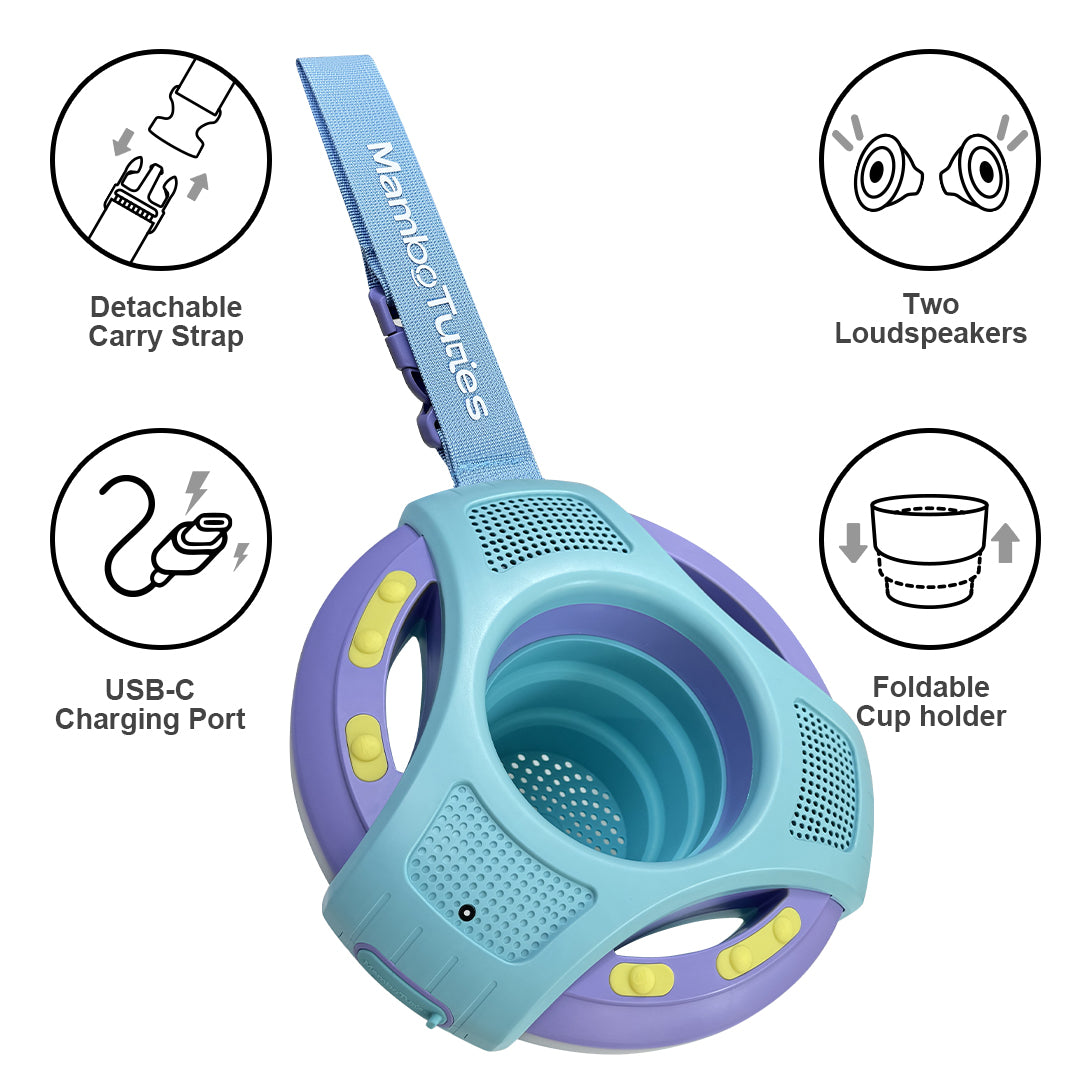 Mambobaby Floating Speaker with Cup Holder