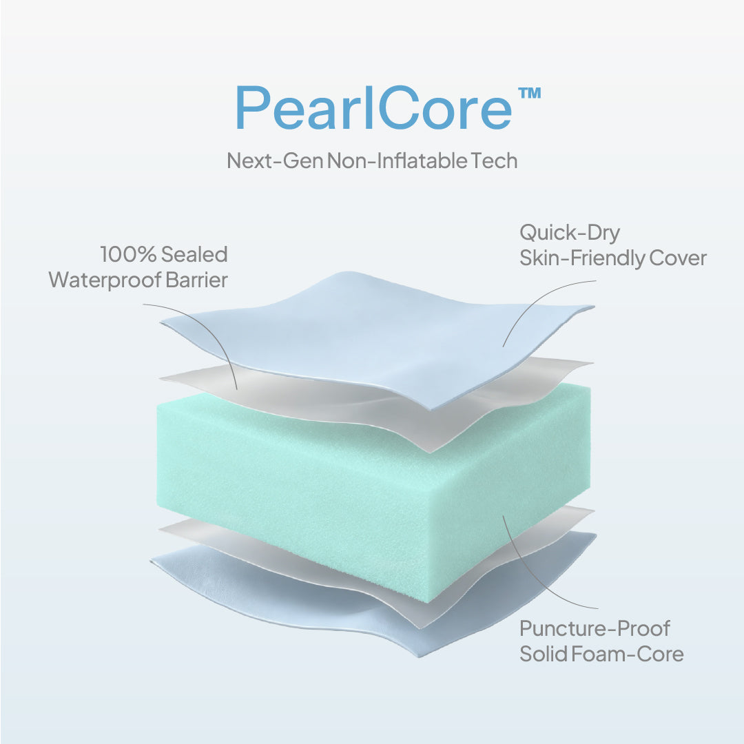 Mambobaby Air-Free Shark Jaw Cuddle Chest Float with 3D Canopy