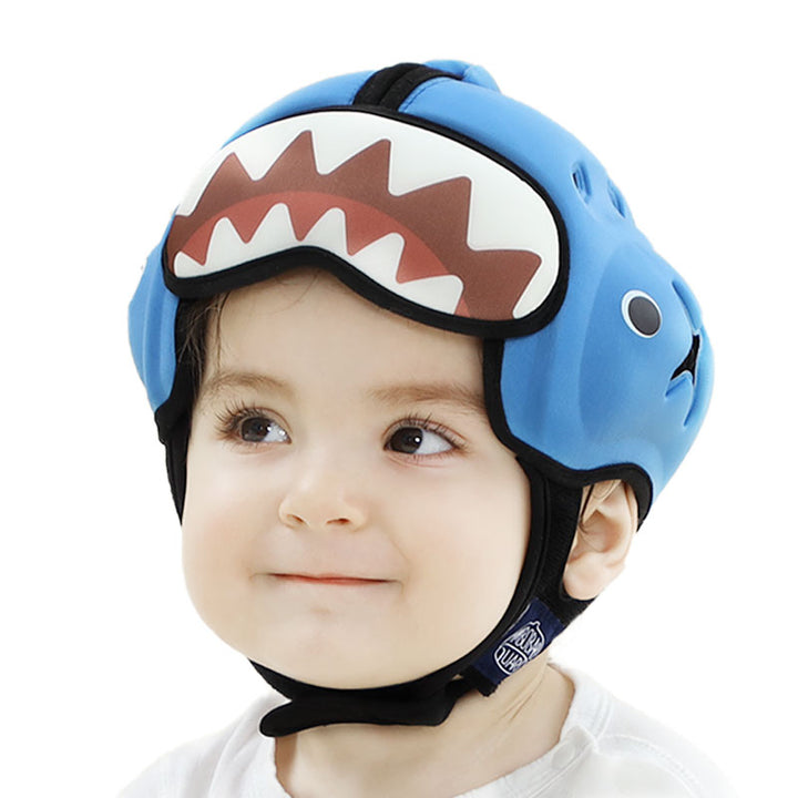 Mambobaby Infant Safety Helmet for Crawling Walking with Shark Pattern