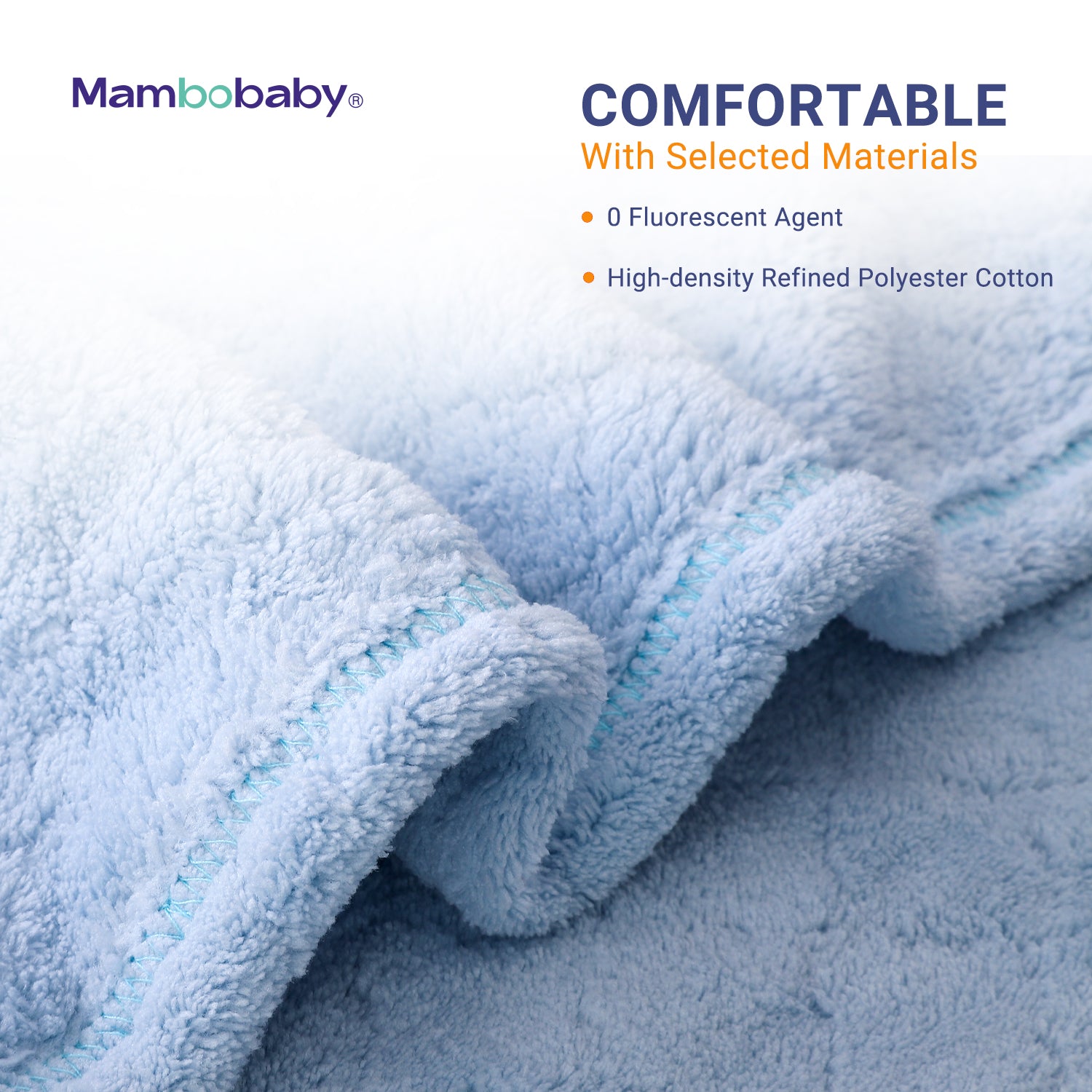 Mambobaby Adorable Hooded Baby Bath Towels